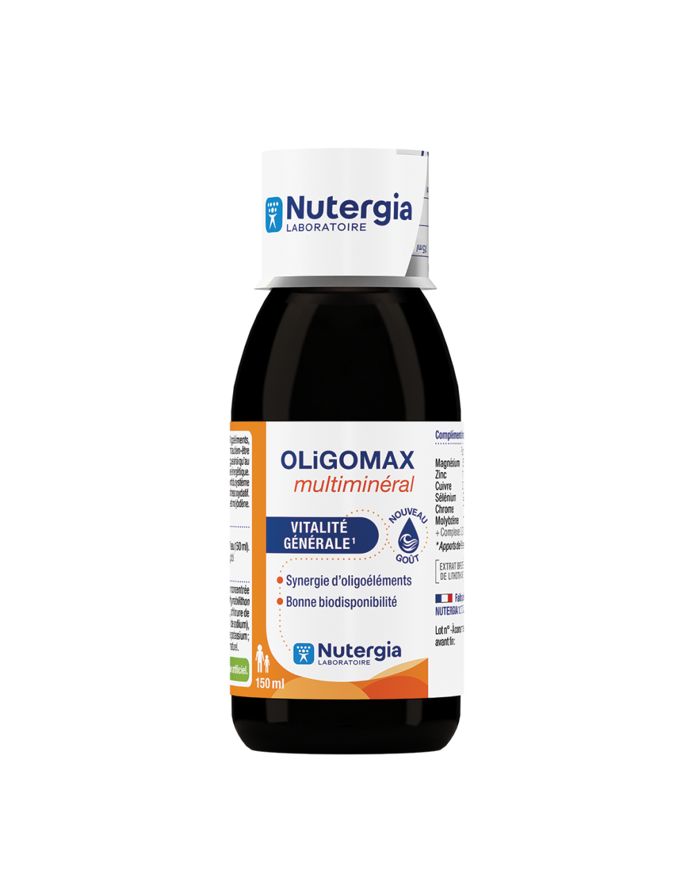 NUTERGIA OLIGOMAX MULTIMINERAL - Flacon de 150 ml
