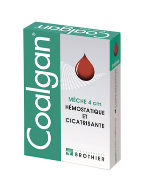 COALGAN MECHE HEMOSTATIQUE ET CICATRISANTE