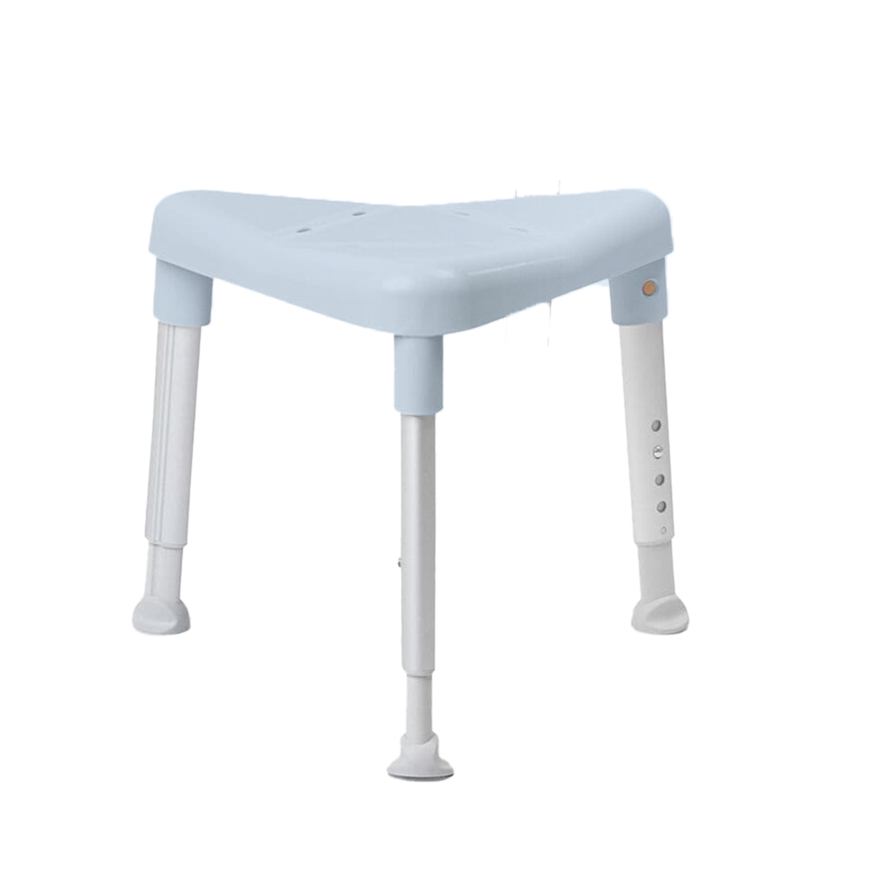 TABOURET DE DOUCHE TRIANGULAIRE - Bleu
