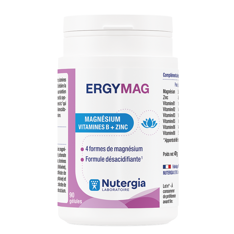 NUTERGIA ERGYMAG - Flacon de 90 gélules