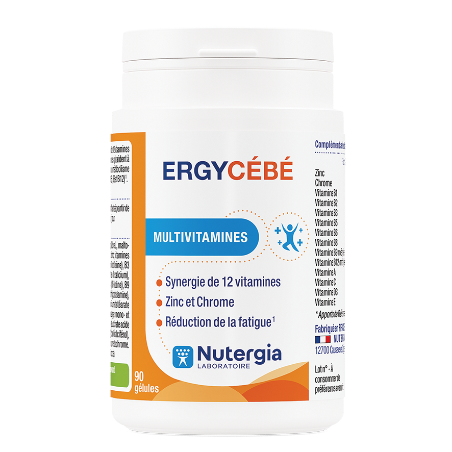 NUTERGIA ERGYCEBE - Flacon de 90 gélules